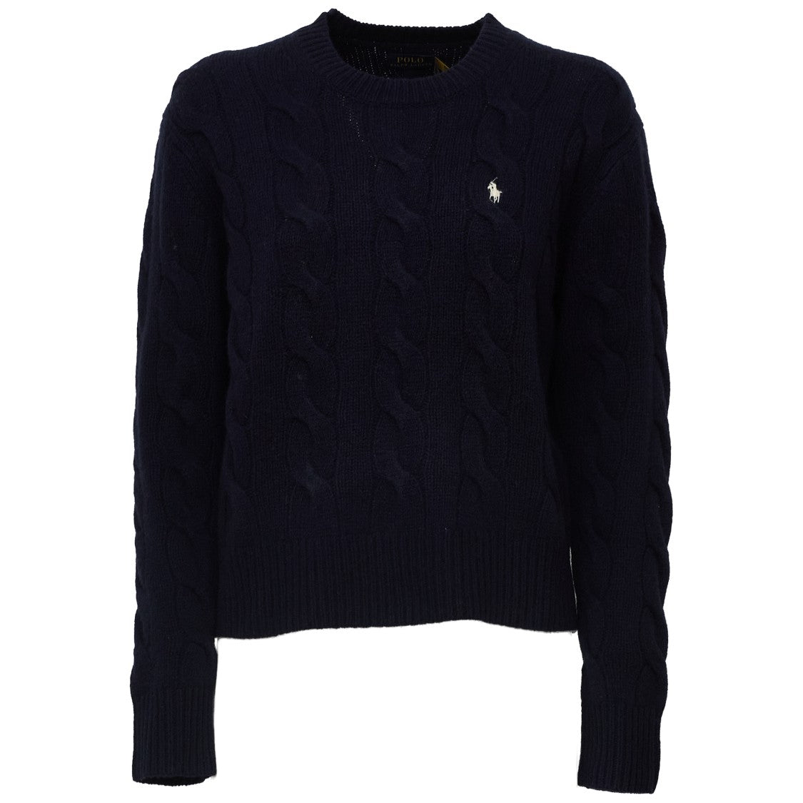 Polo Ralph Lauren Cable-Knit Wool Cashmere Crewneck Sweater