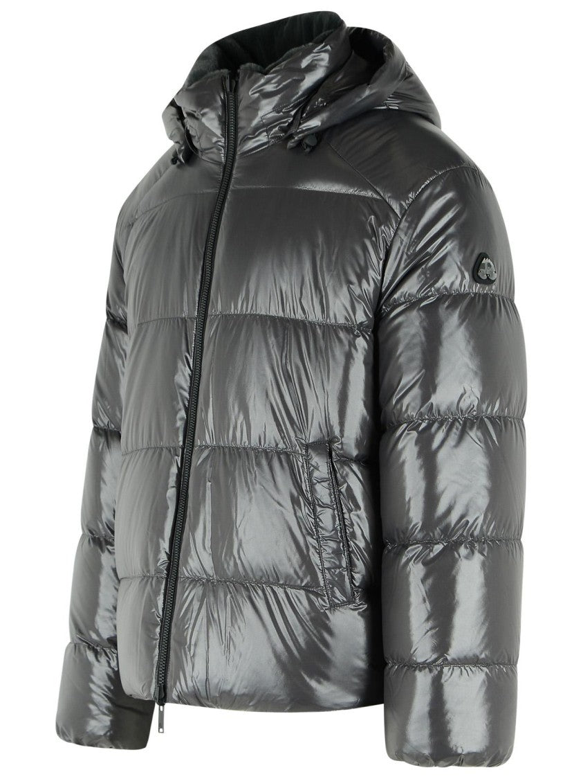 Moose Knuckles 'King' Reversible Grey Nylon And Polyester Down Jacket