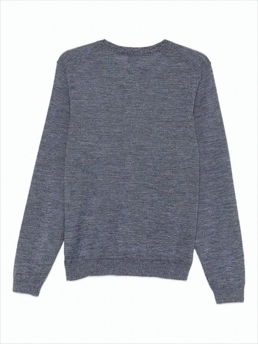 Hugo Boss Fine Knit Crew Neck Sweater With Ribbed Cuffs