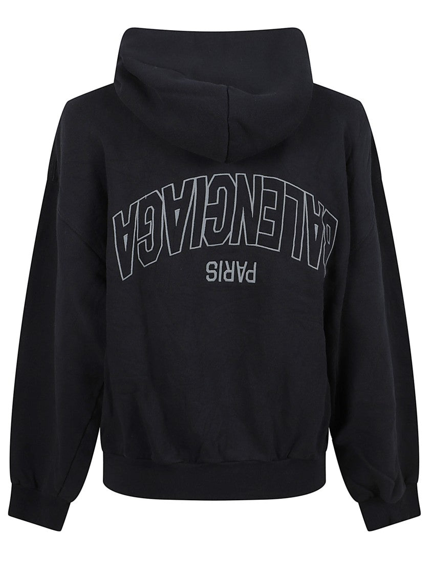 Balenciaga Dry Pile Knitwear Sweater With Flipped Embroidery