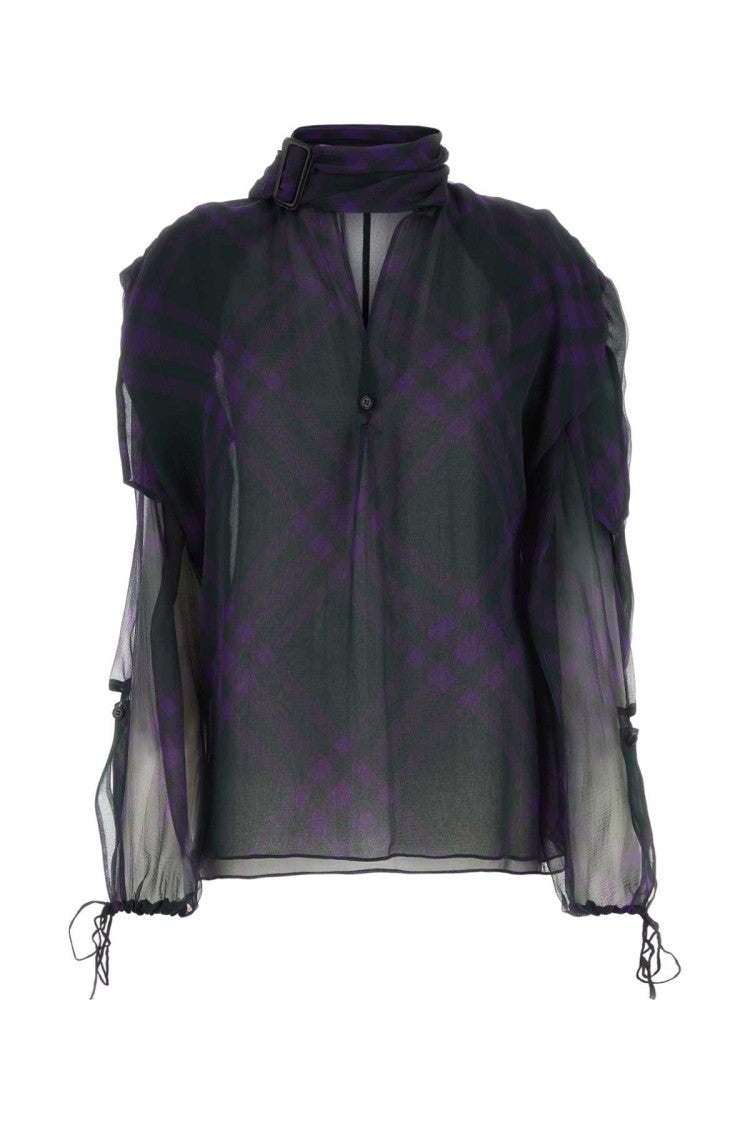 Burberry Printed Crepe Blouse