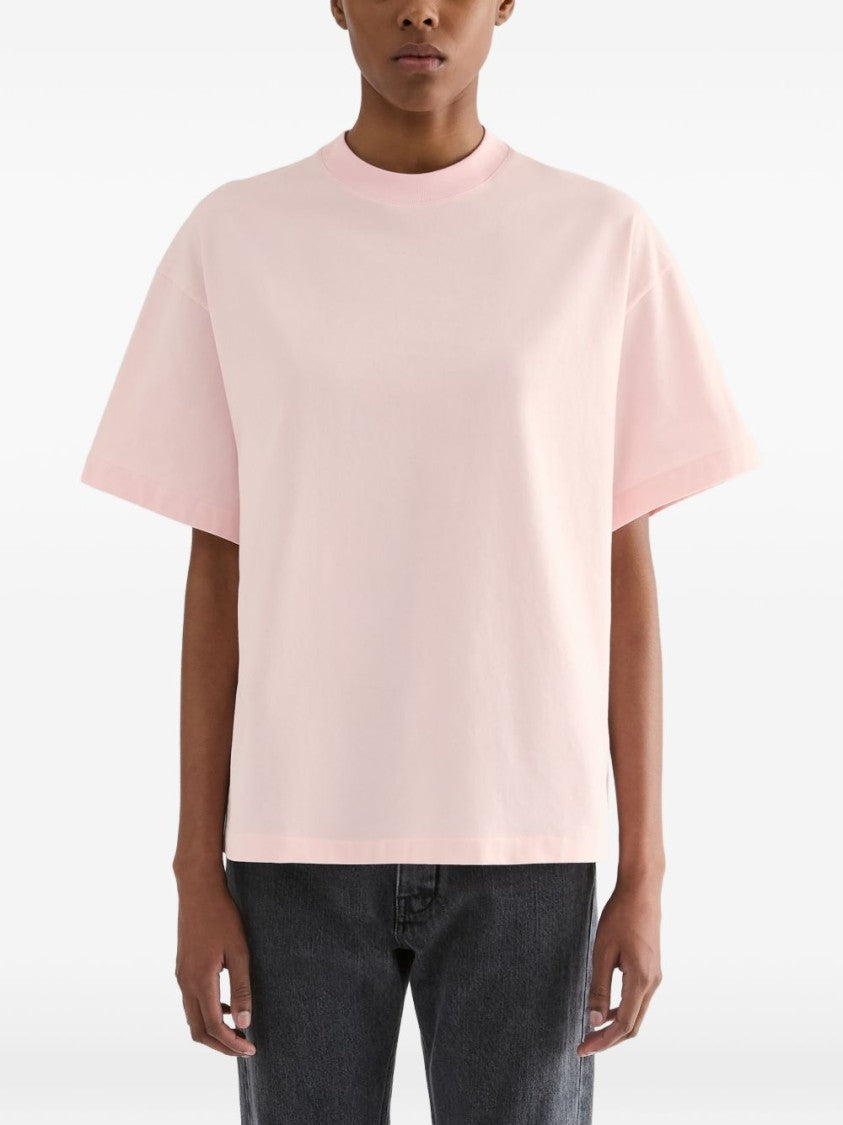 Jil Sander Black Boxy Oversized Logo Cotton T-Shirt