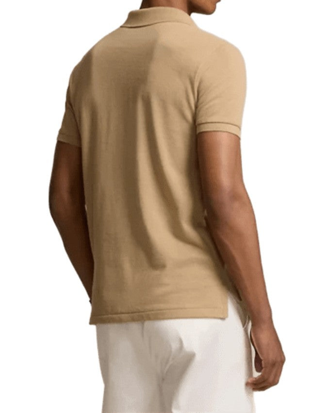 Polo Ralph Lauren Cafe Tan Slim-Fit Polo T-Shirt