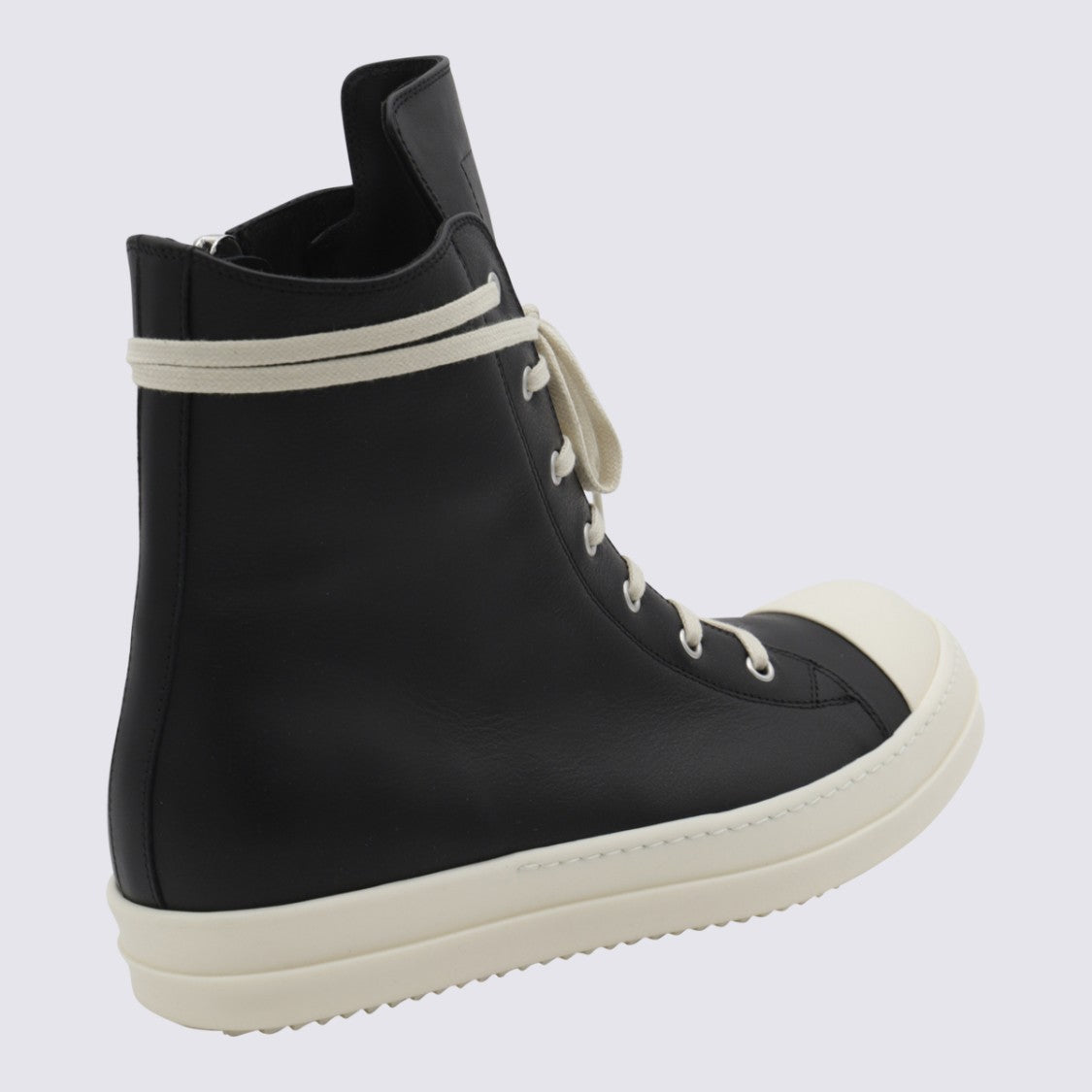 Rick Owens High-Top Sneakers With Contrasting Rubber Detailing