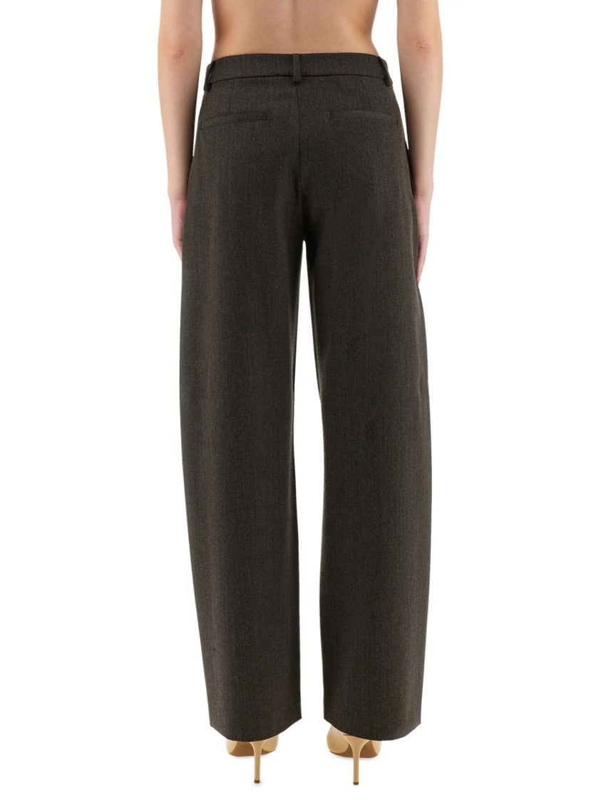 Moschino High-Waisted Wide Leg Pants With Tailored Silhouette