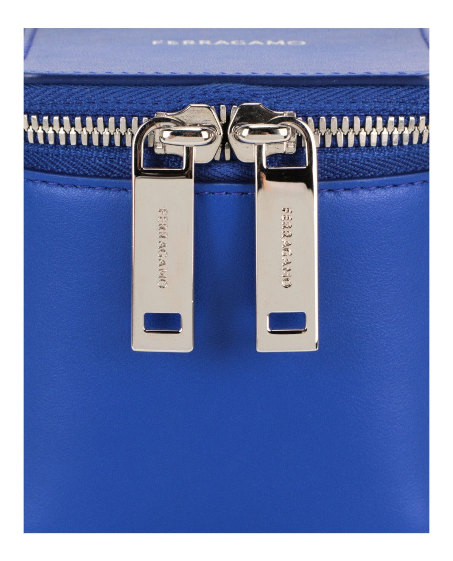 Ferragamo Micro Zip-Around Shoulder Bag