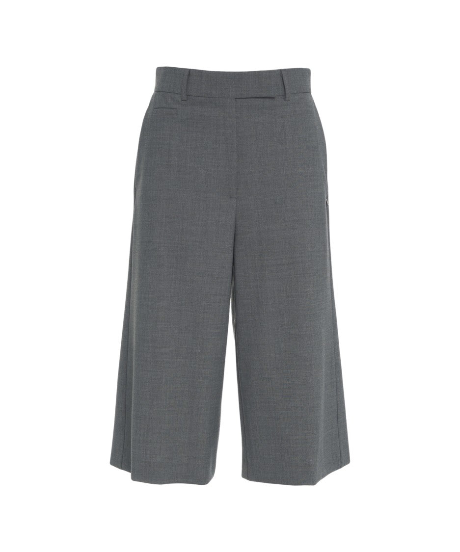 Ottod'ame Wide Cropped Bermuda Shorts