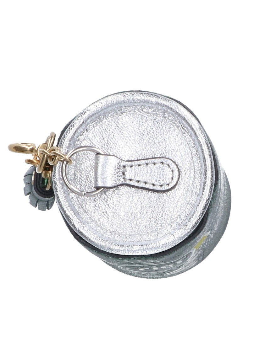 Anya Hindmarch Green Perrier Goat Leather Coin Purse