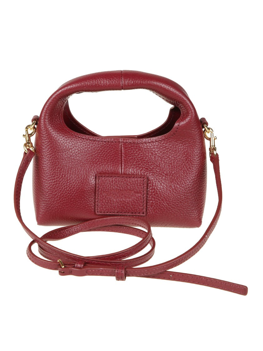 Marc Jacobs Structured Red Handbag With Design