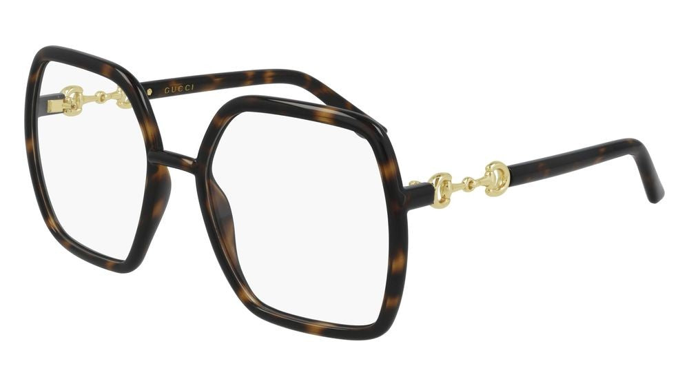 Gucci Eyeglasses Gucci Gg0890o 002 Havana Havana Transparent 55/19/140