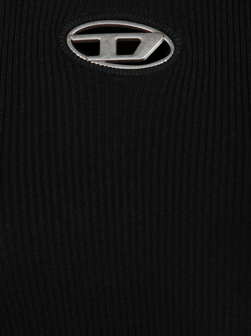 Diesel Form-Fitting Ribbed Mini Dress