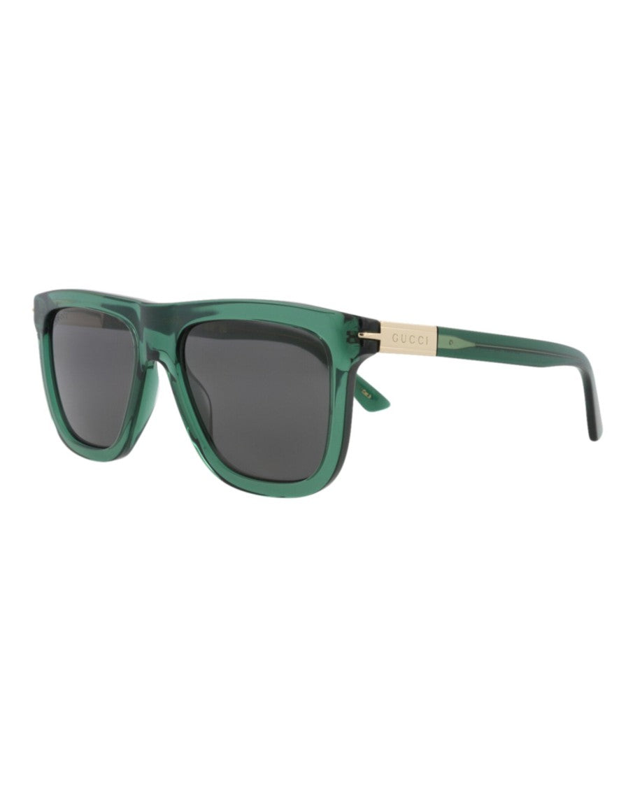 Gucci Square-Frame Recycled Acetate Sunglasses