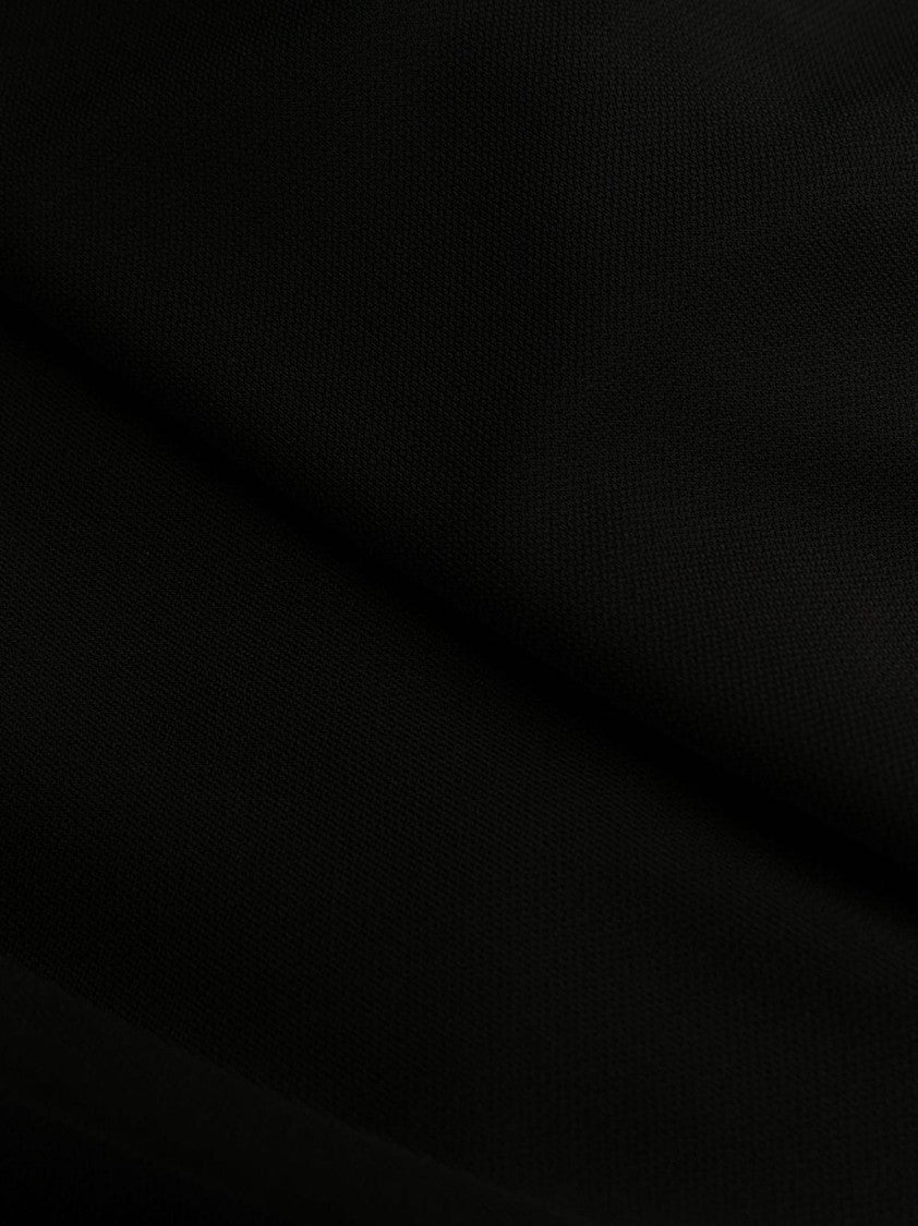 Versace Medusa Head-Motif Fitted Dress In Jet Black