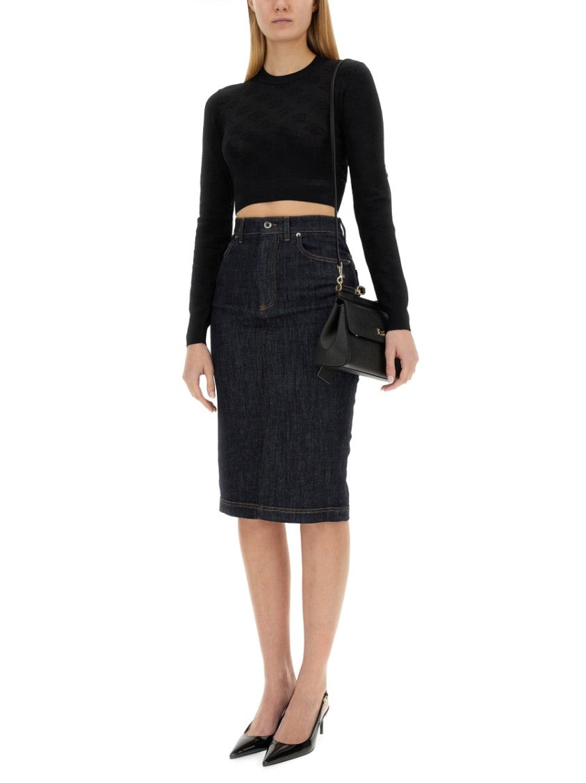 Dolce & Gabbana Jacquard Logo Jersey