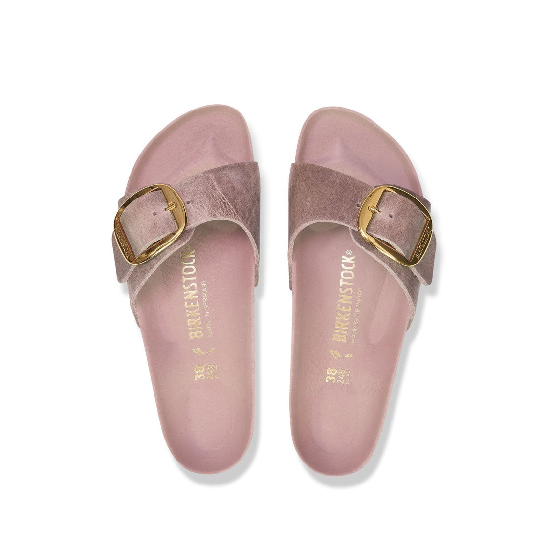 Birkenstock Single-Band Suede Slide Sandal With Anatomical Footbed