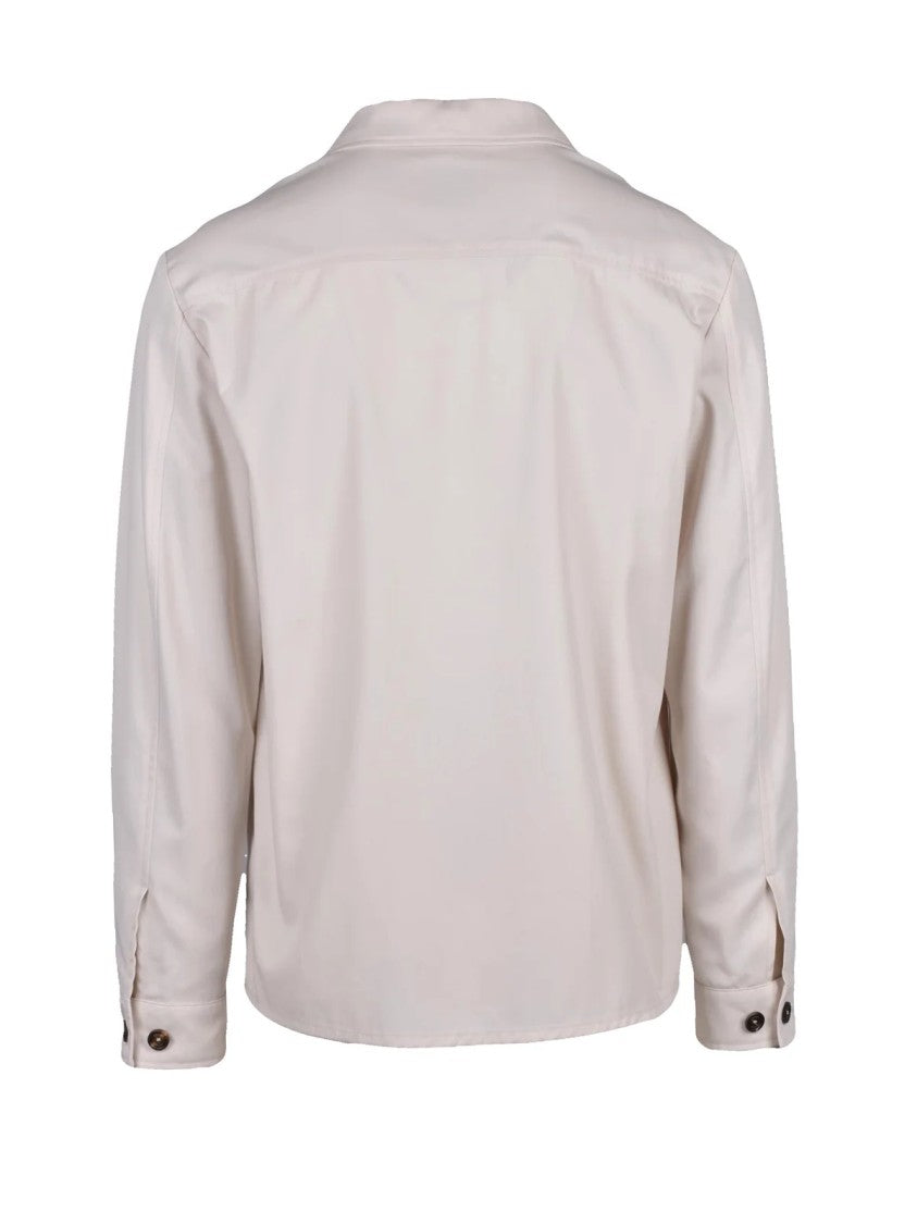 Eleventy Beige Cotton Shirt