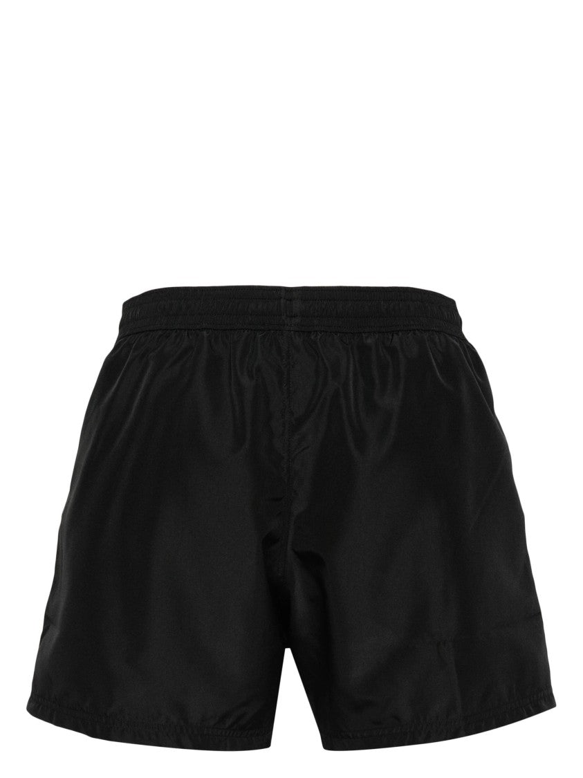 Balmain Logo-Print Swim Shorts