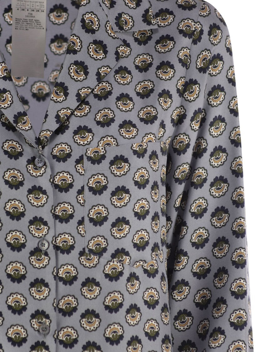 Max Mara Oncia - Silk Twill Shirt