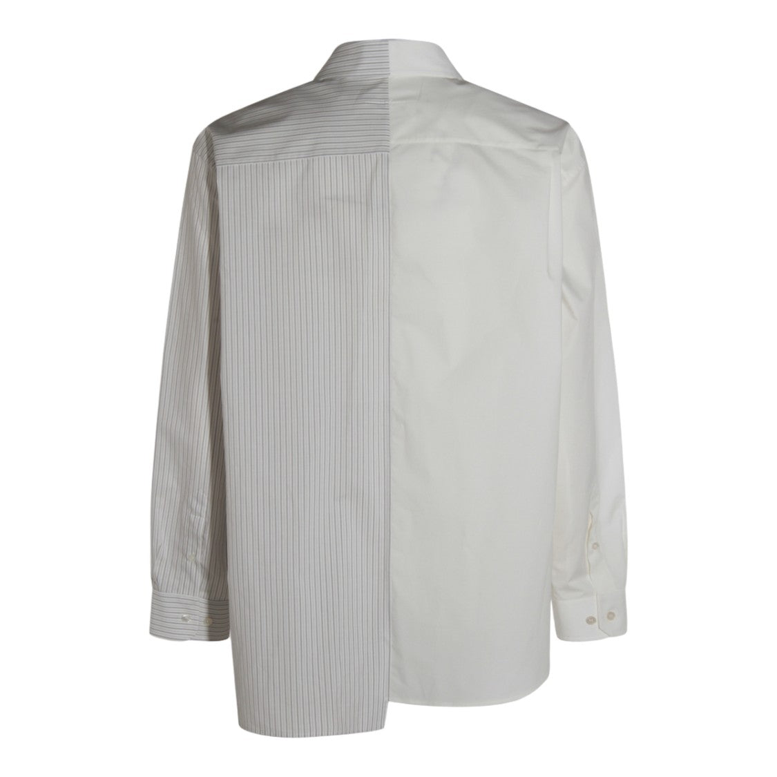 Mm6 By Maison Margiela Split Design White Shirt