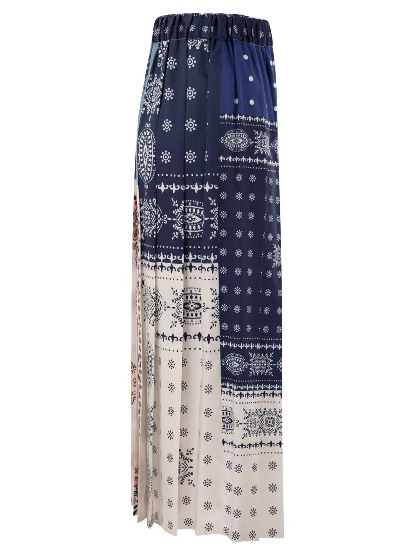 Max Mara Luna - Printed Twill Skirt