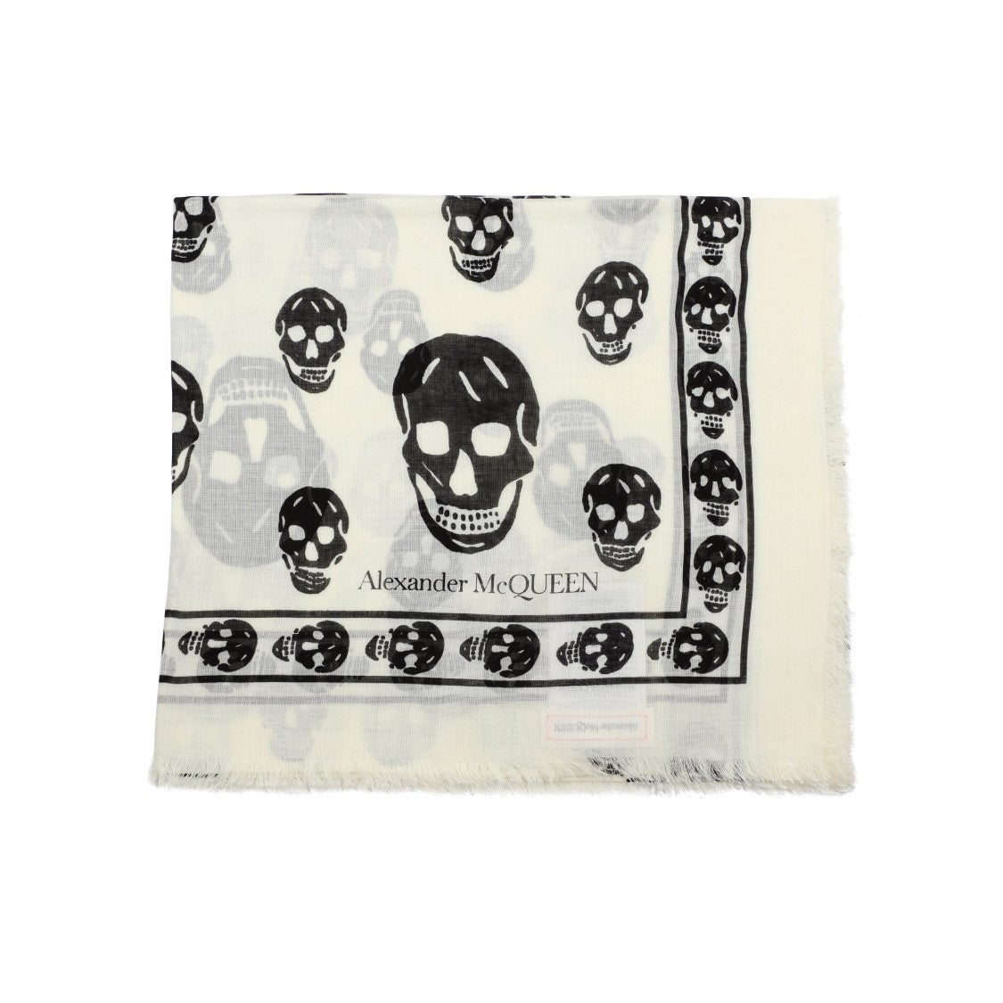 Alexander Mcqueen Skull Silk Scarf