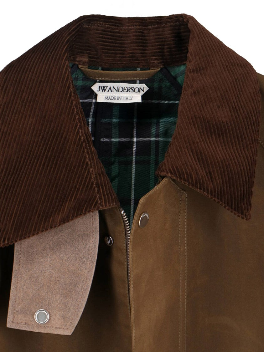 J. W. Anderson Brown Structured Corduroy Collar Cotton Jacket