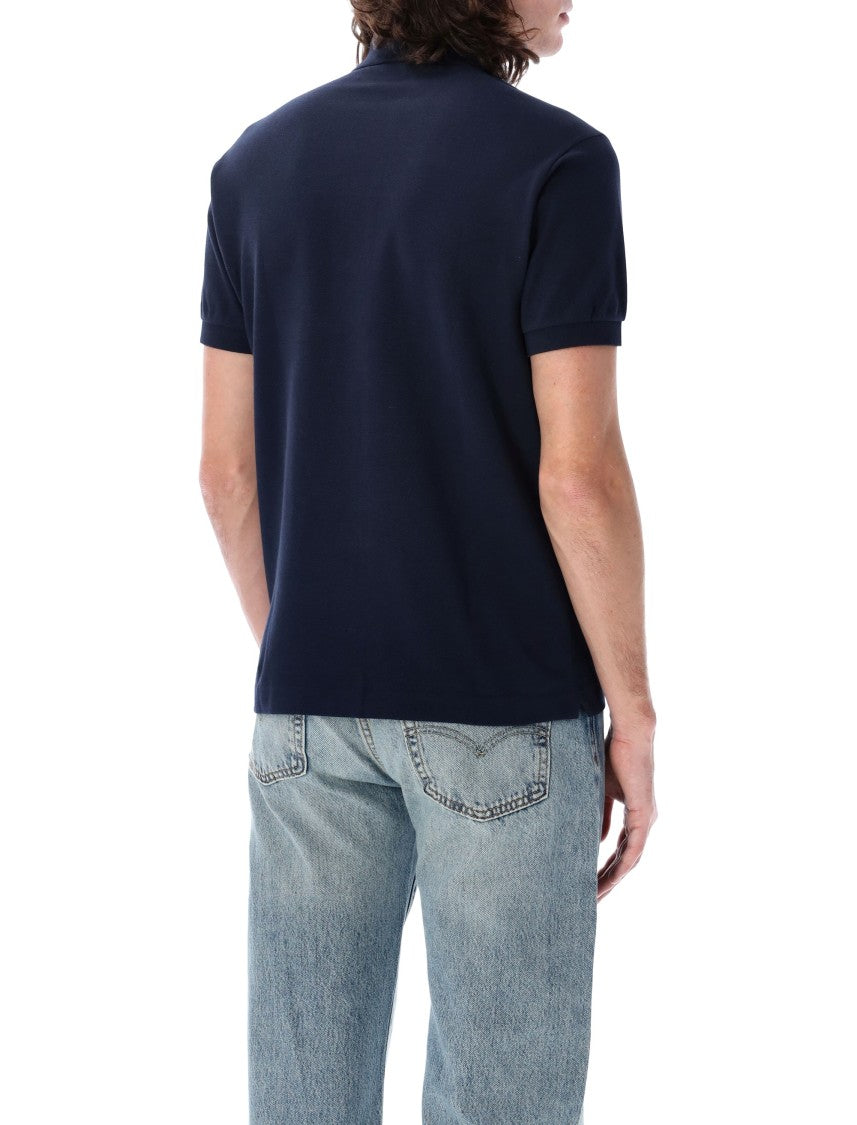 Lacoste Breathable Cotton Piqué Polo With Ribbed Collar And Signature Embroidery