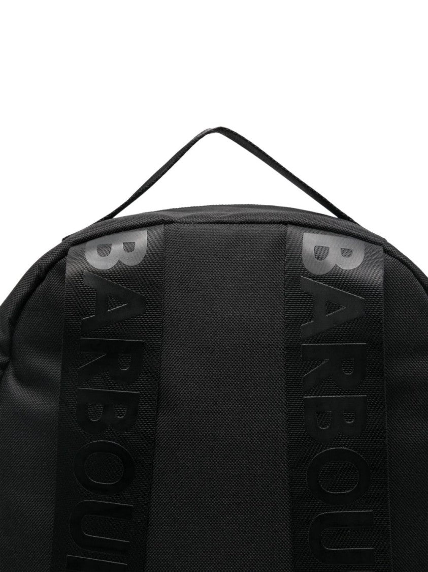 Barbour Knockhill Essential Black Nylon Backpack