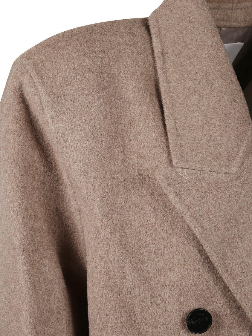 The Frankie Shop Gaia Double-Breasted Coat