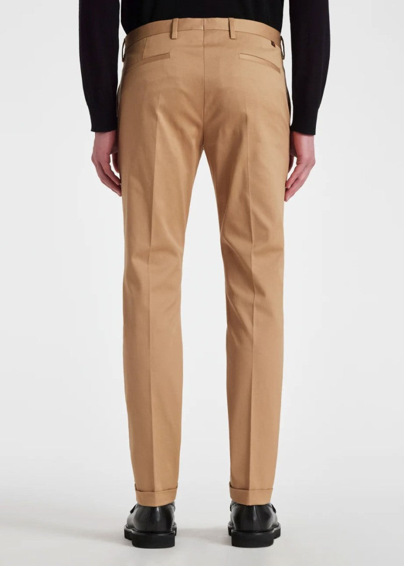 Paul Smith Tailored Beige Chinos With Turn-Up Hems