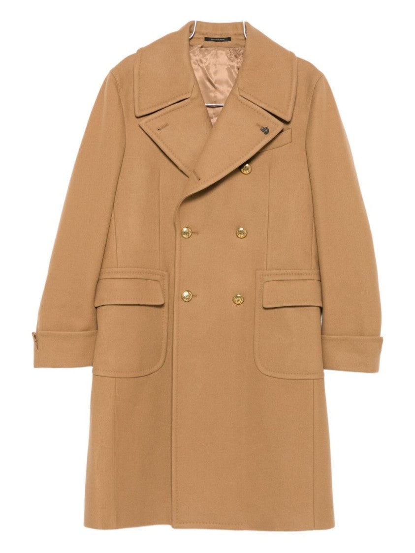 Gabriele Pasini Double-Breasted Camel Coat