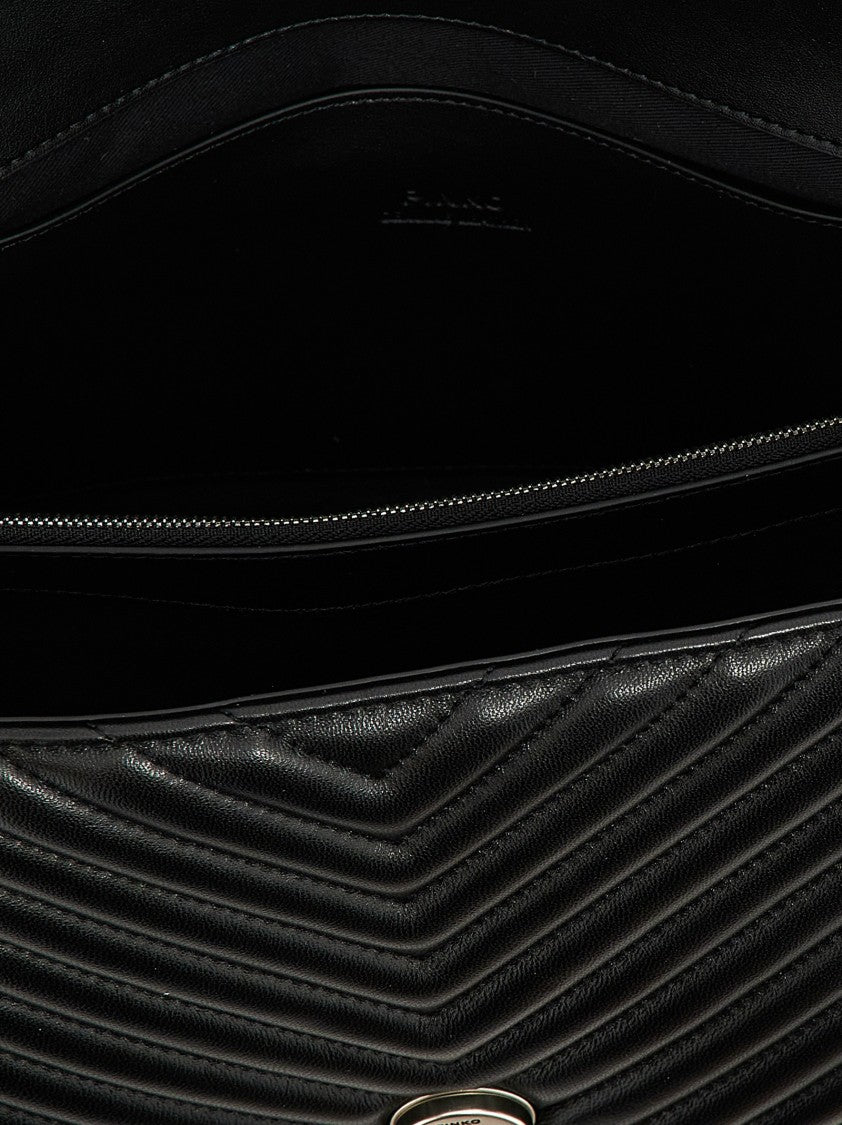 Pinko 'Big Lady Love Bag Puff Chevron' Handbag