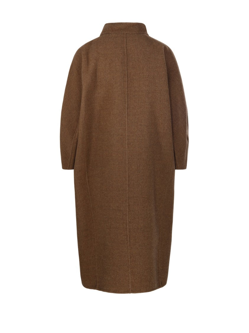 Max Mara Tabacco Double Breasted Coat