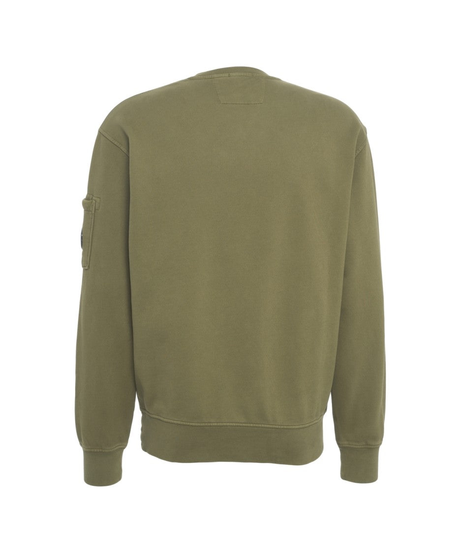 C.P. Company Olive Crew Neck Sweatshirt