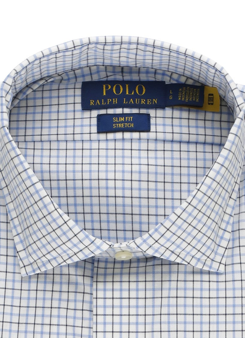 Polo Ralph Lauren Light Blue Pony Cotton Check Shirt
