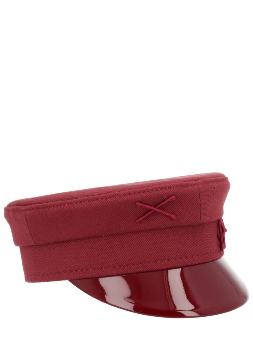 Ruslan Baginskiy Red Structured Cotton Visor Cap