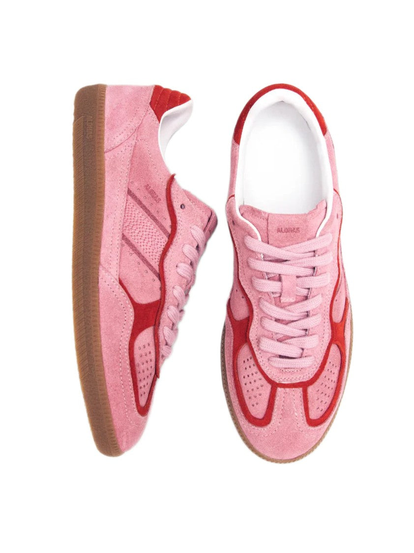 Alohas Low-Top Sneakers In Pink Suede With Contrasting Details