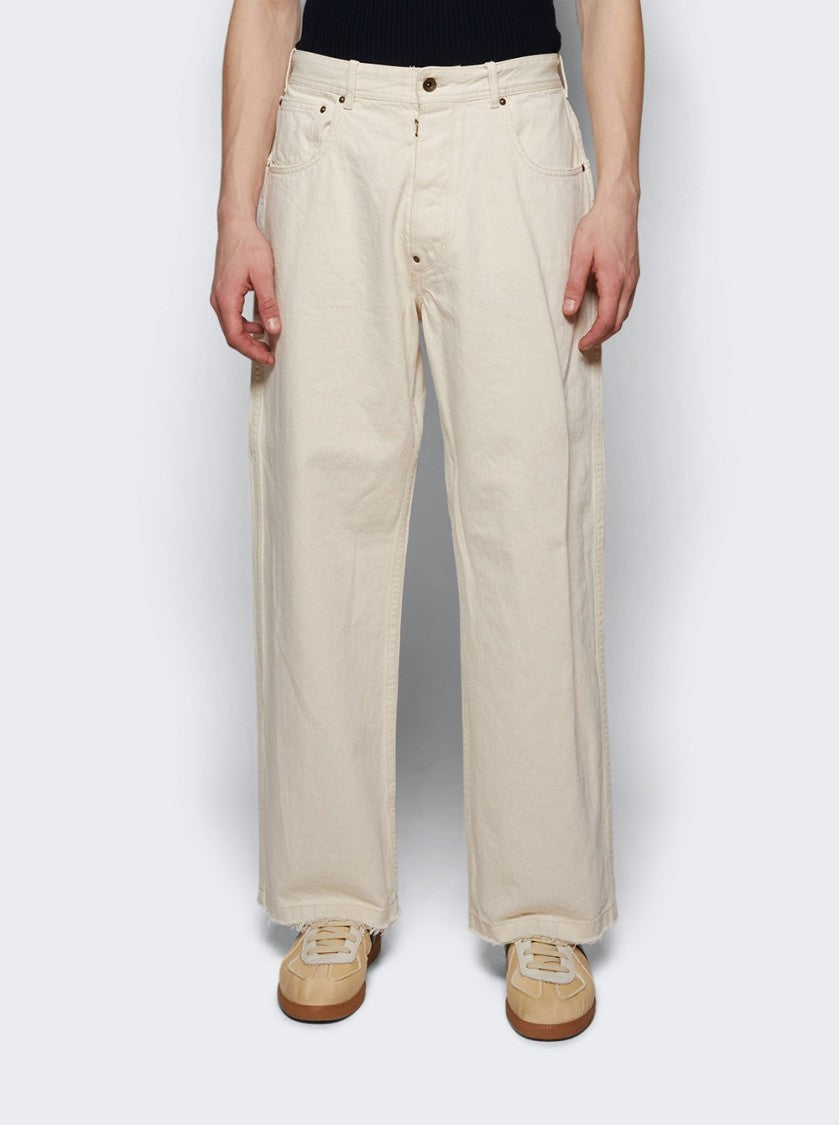 Maison Margiela Pants Ecru Melange
