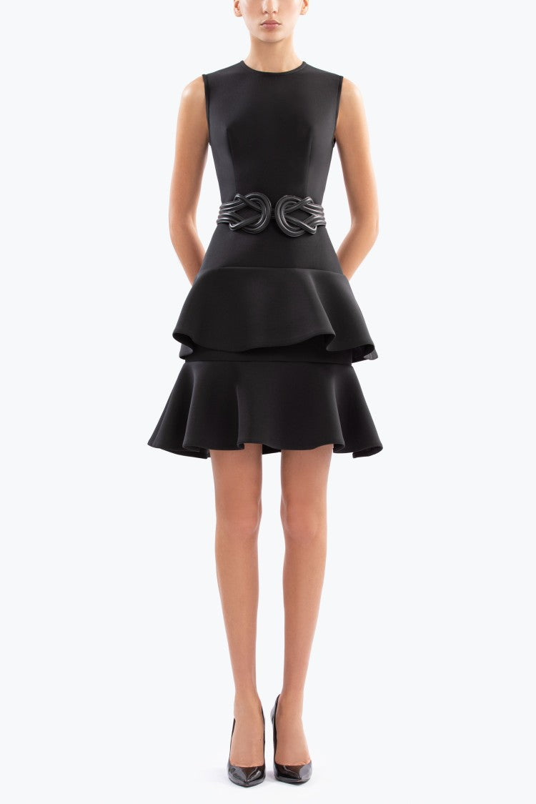 Saiid Kobeisy Midi Ruffled Dress