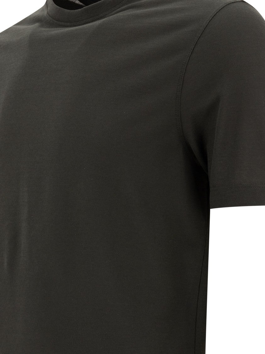 Zanone Contemporary Black T-Shirt