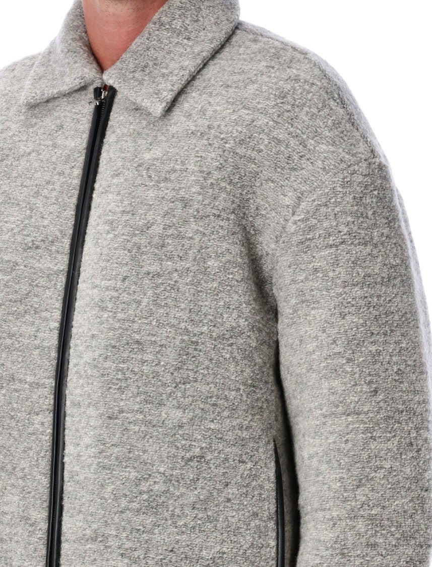 J. W. Anderson Light Grey Contrast Trim Casual Jacket