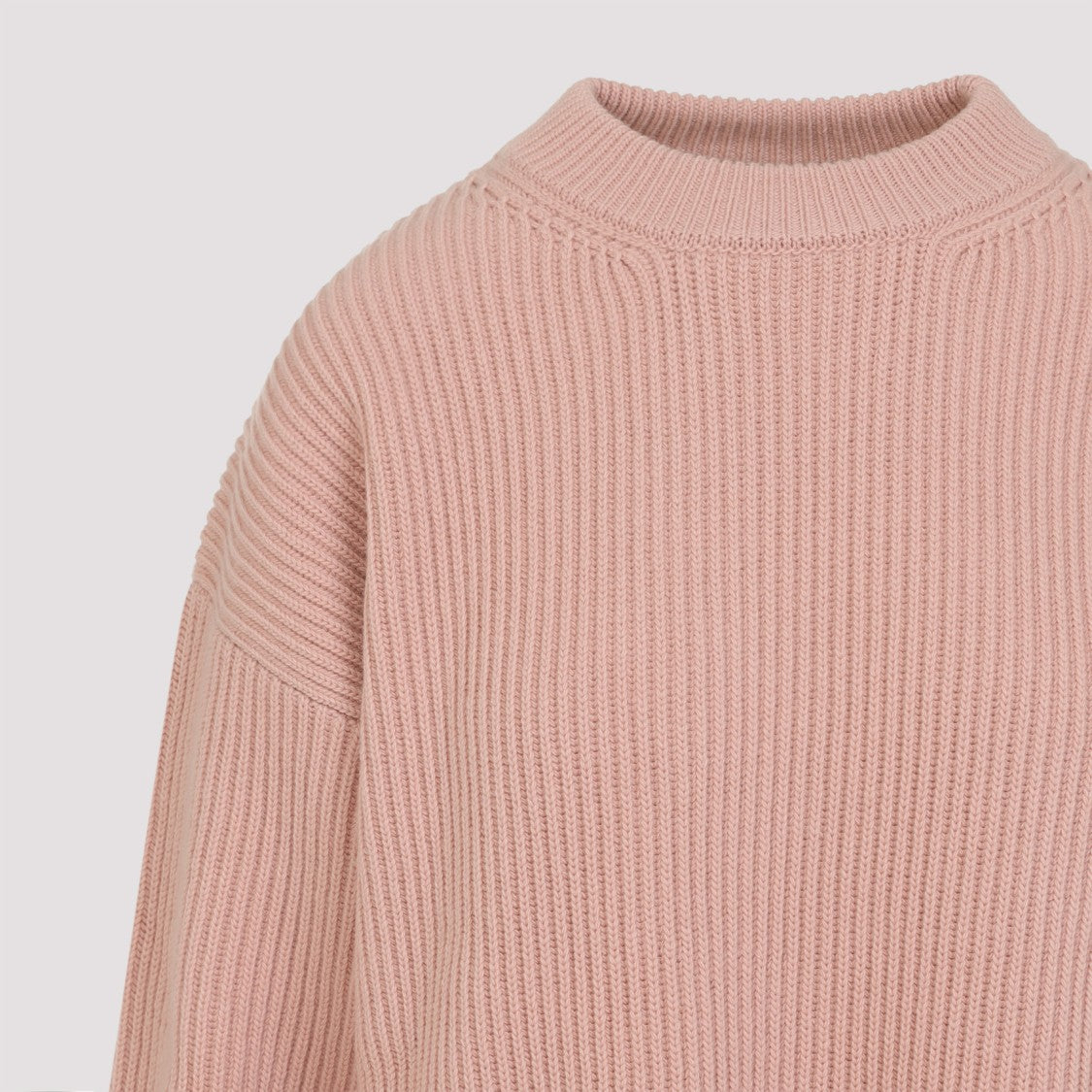Jil Sander Powder Pink Wool Long Sleeves Cn Jumper