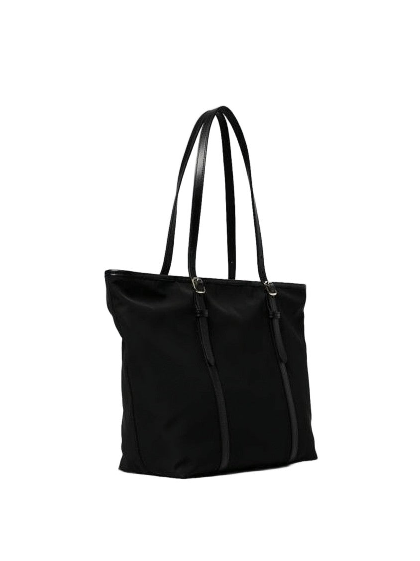 Bally Smooth Nylon Shoulder Bag With Adjustable Straps