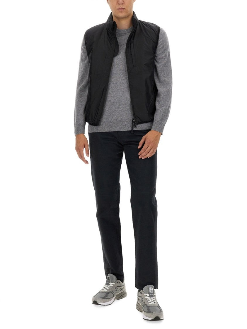 Aspesi Regular Fit Black Cotton Chino Pants