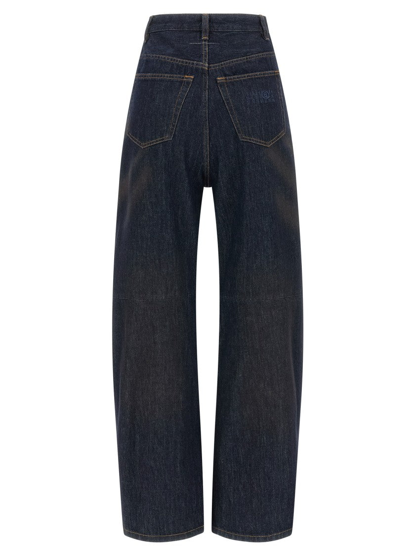 Mm6 By Maison Margiela High-Waisted 5-Pocket Jeans