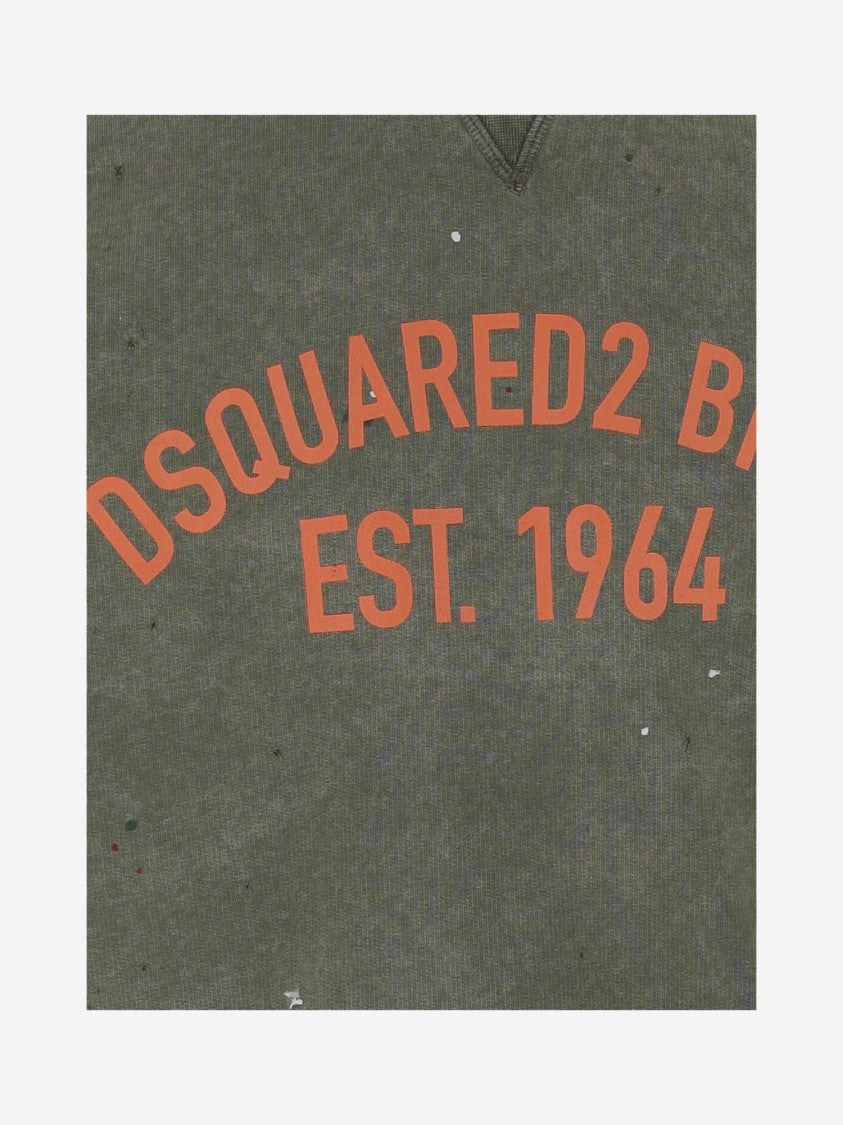Dsquared2 Cotton Sweatshirt With Logo