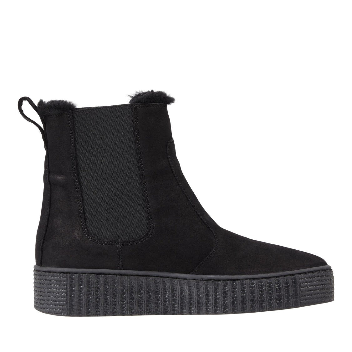 Tommy Hilfiger Black Essential Leather Chelsea Boots