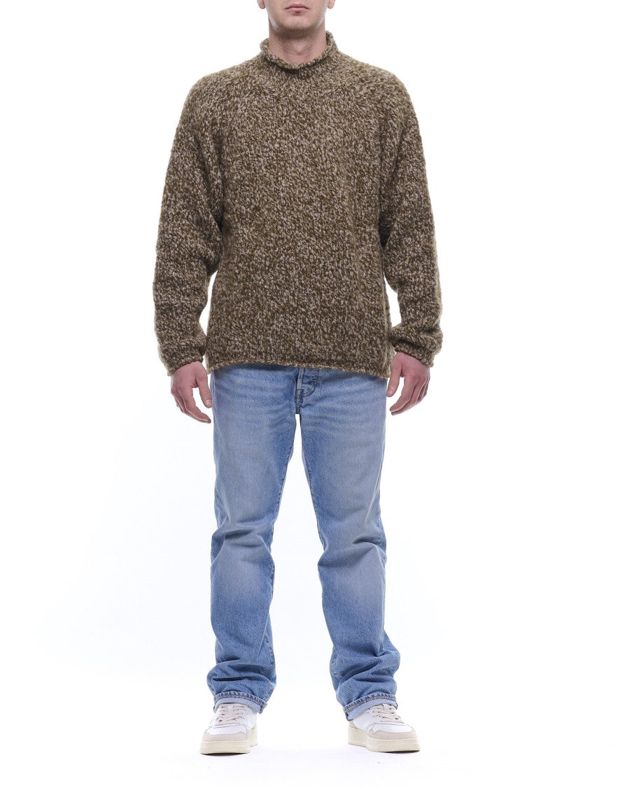 Fabrizio Del Carlo Textured Wool Mélange Sweater