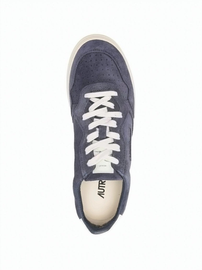 Autry Suede Upper Low-Top Sneakers