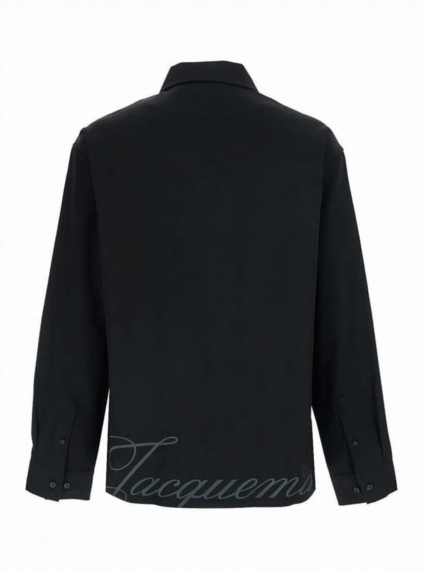 Jacquemus Straight-Cut Zip-Up Jacket With Classic Collar And Subtle Logo